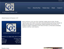 Tablet Screenshot of guerciolaw.com